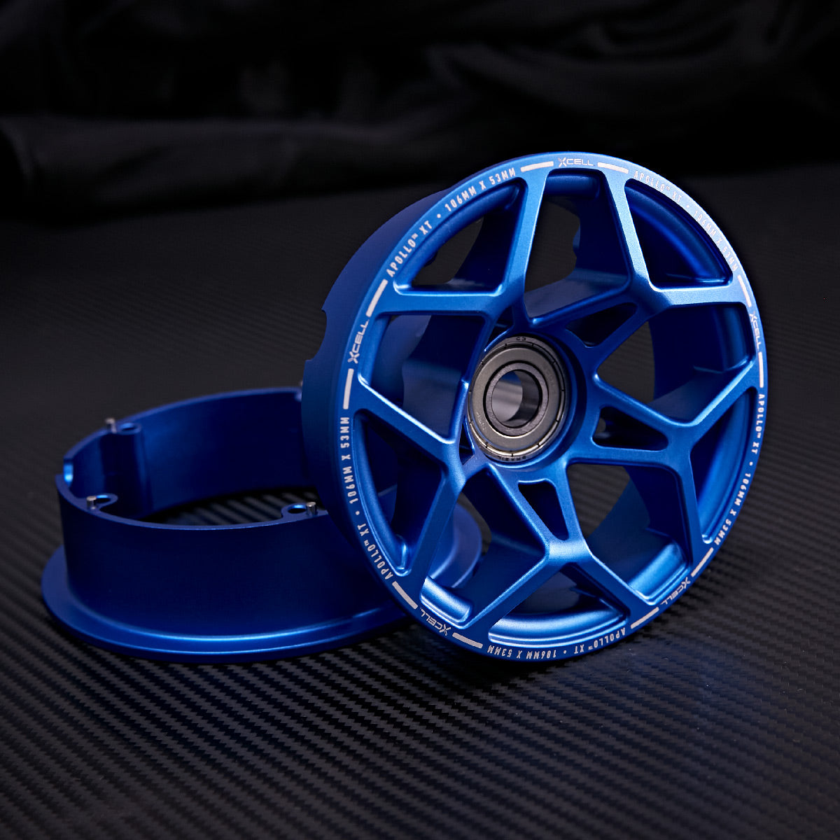 XCELL™ APOLLO™ XT Precision Wide Aluminum Alloy wheels - set of 4, NEW!