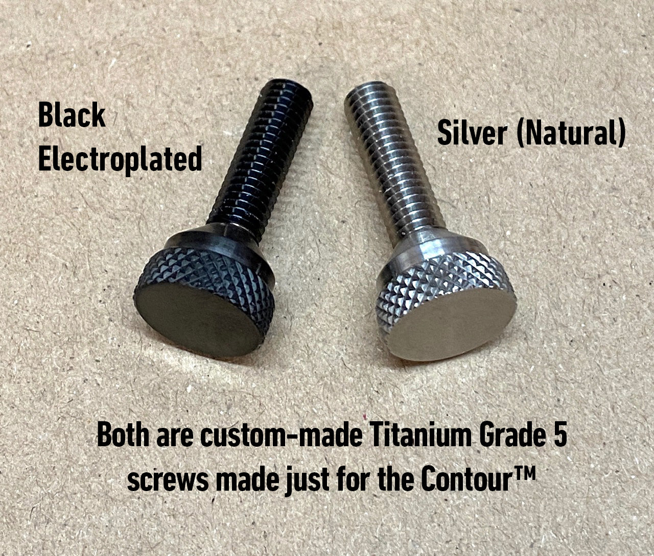 Titanium Thumbscrews for Contour™ Fender