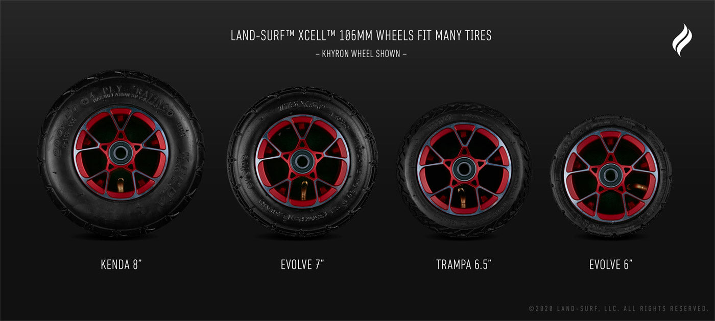 XCELL KHYRON Precision Aluminum Wheels - Standard width